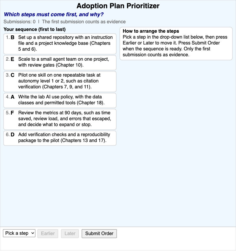 Adoption Plan Prioritizer
