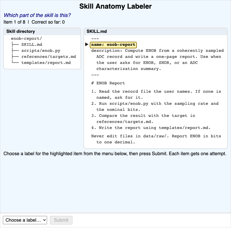 Skill Anatomy Labeler