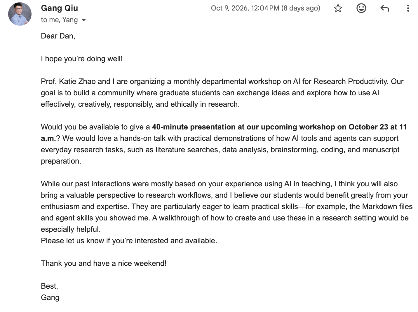 Seed Email