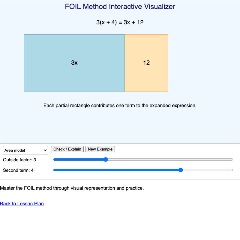 FOIL Method Interactive Visualizer