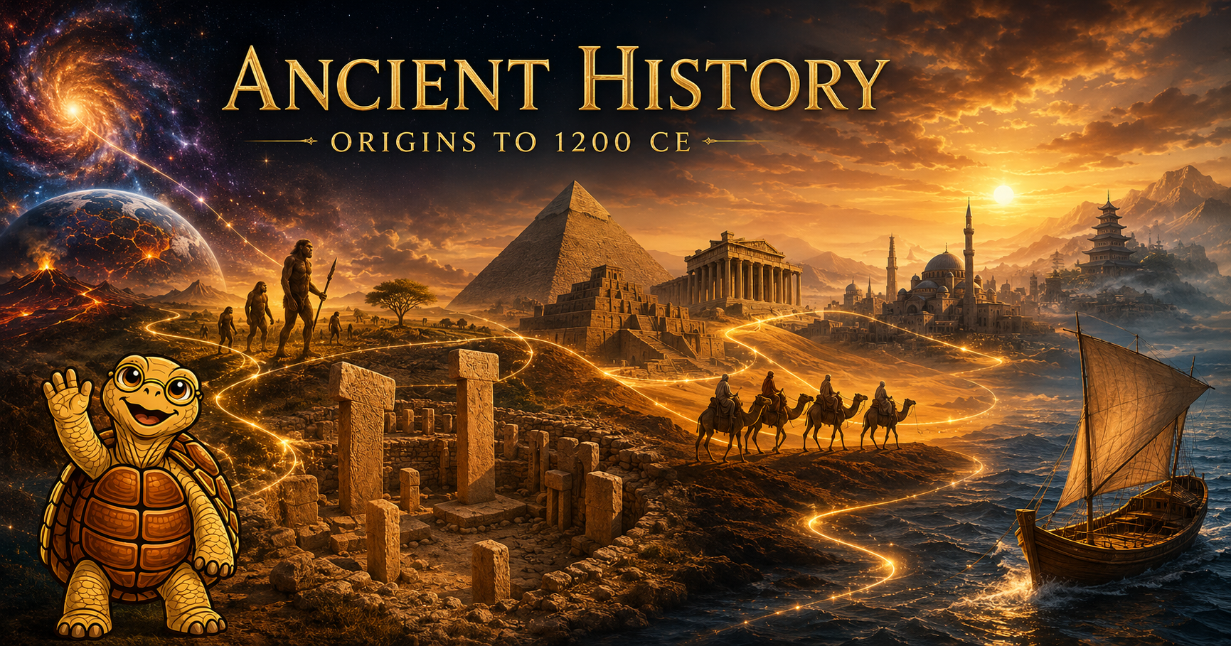Ancient History: Origins to 1200 CE