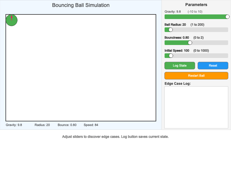 Edge Case Discovery Simulator