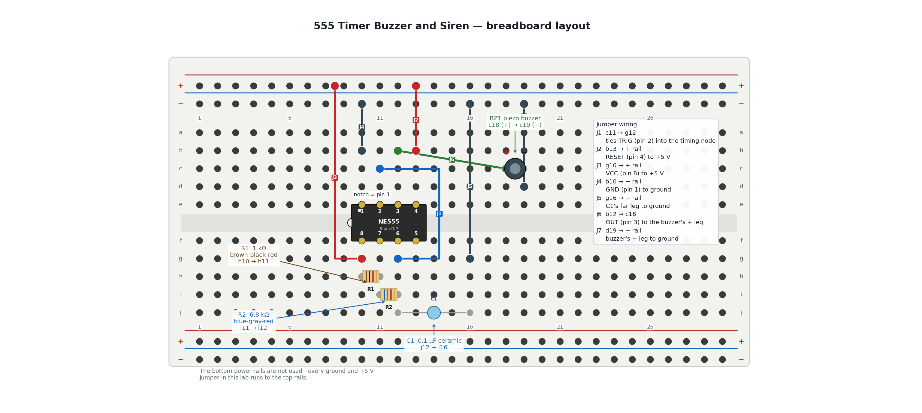 555 Timer Buzzer and Siren