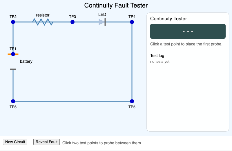 Circuit Continuity and Fault Tester