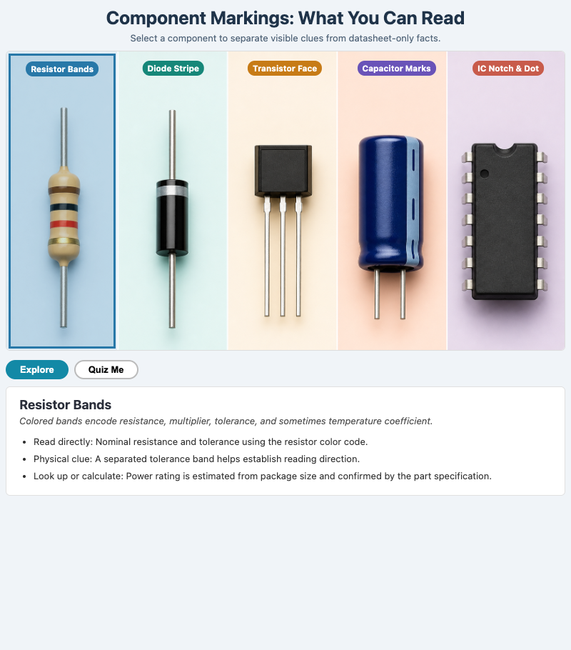 Component Markings: What You Can Read