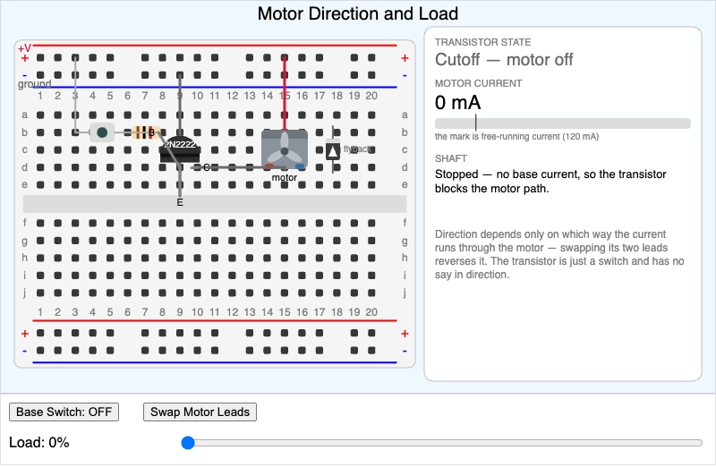DC Motor Control and Stall Current Explorer