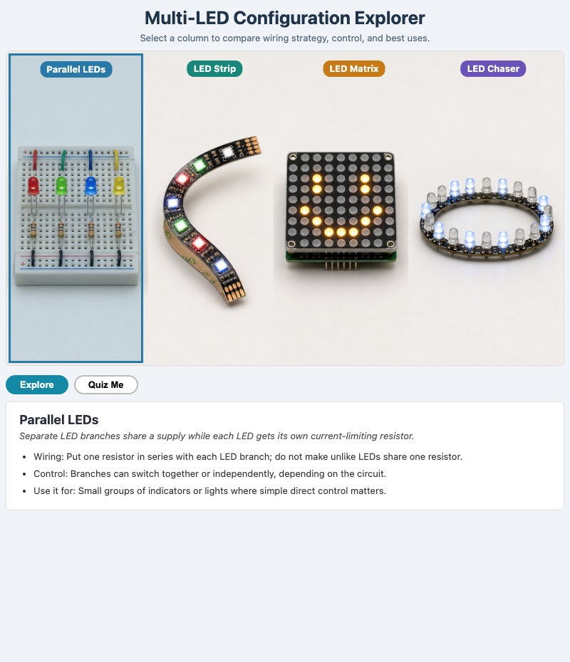 Multi-LED Configuration Explorer