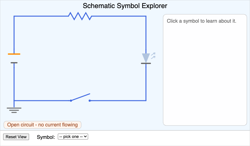 Circuit Diagram and Schematic Symbol Explorer