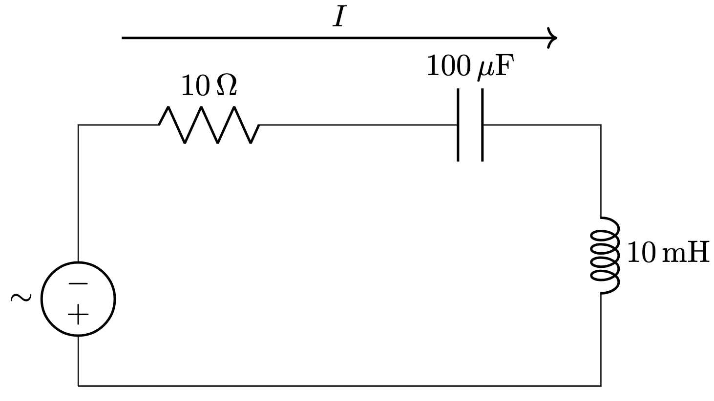 RLC Circuit Diagram