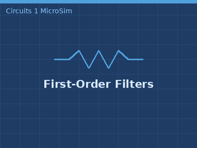 First-Order Filters