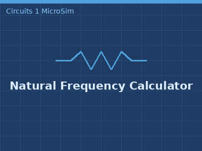 Natural Frequency Calculator