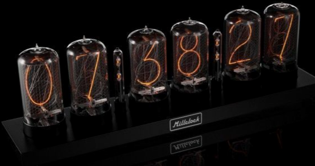 ZIN 70 mm high Nixie Tube Clock