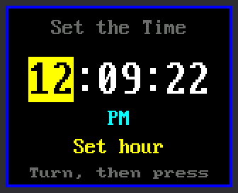 Setting the hour