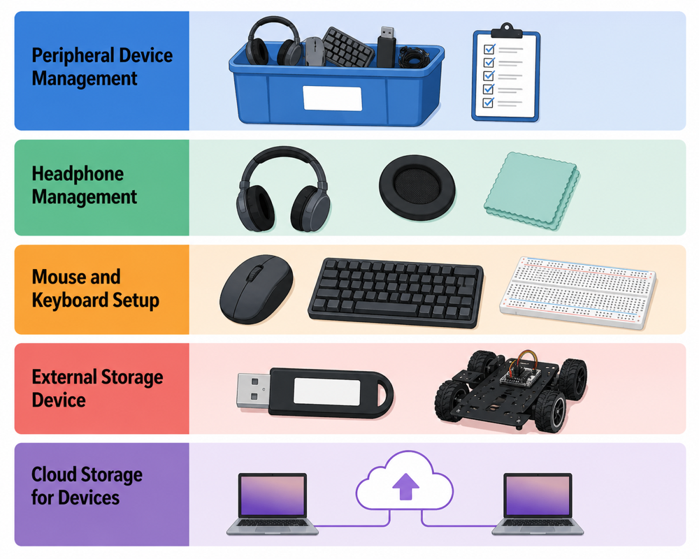 Peripheral and Storage Management Layers