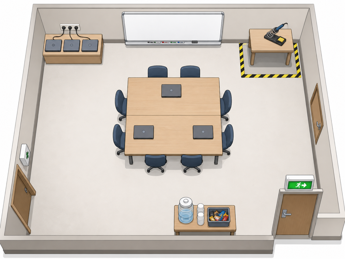 Session Room Safety and Logistics Map