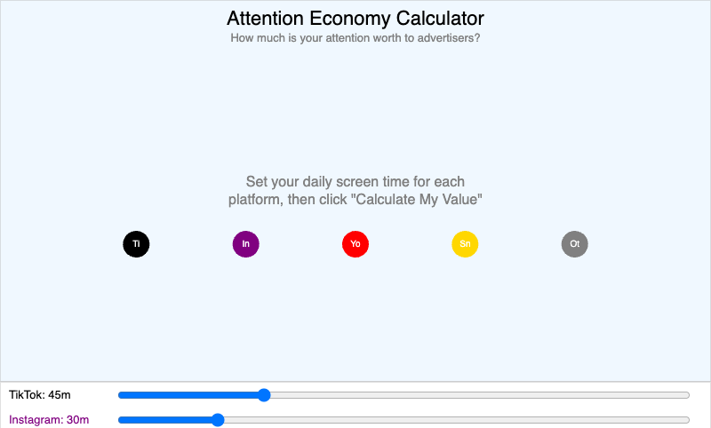 Attention Economy Calculator