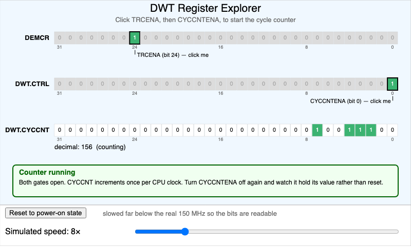 DWT Register Explorer