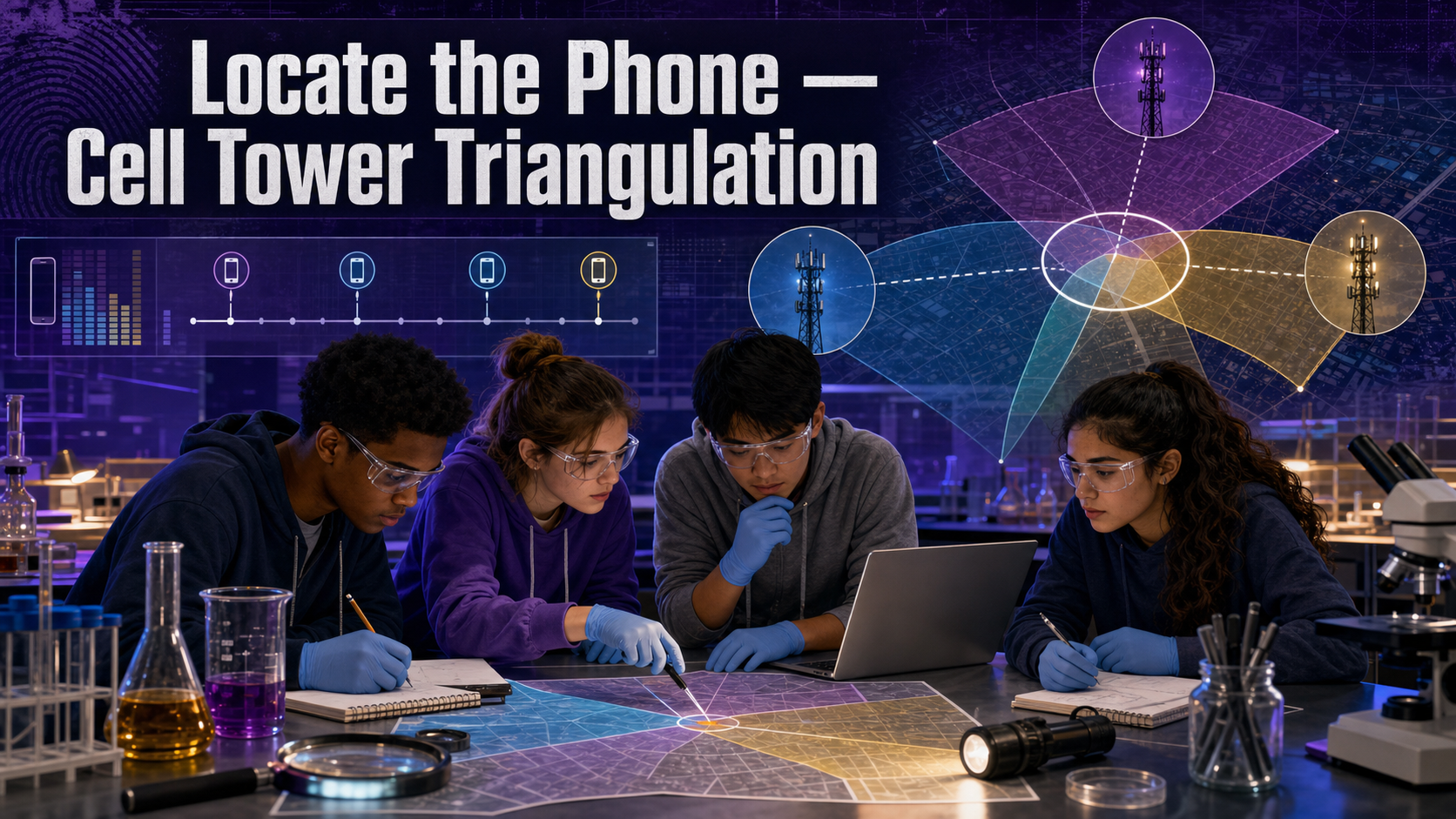 Locate the Phone — Cell Tower Triangulation cover