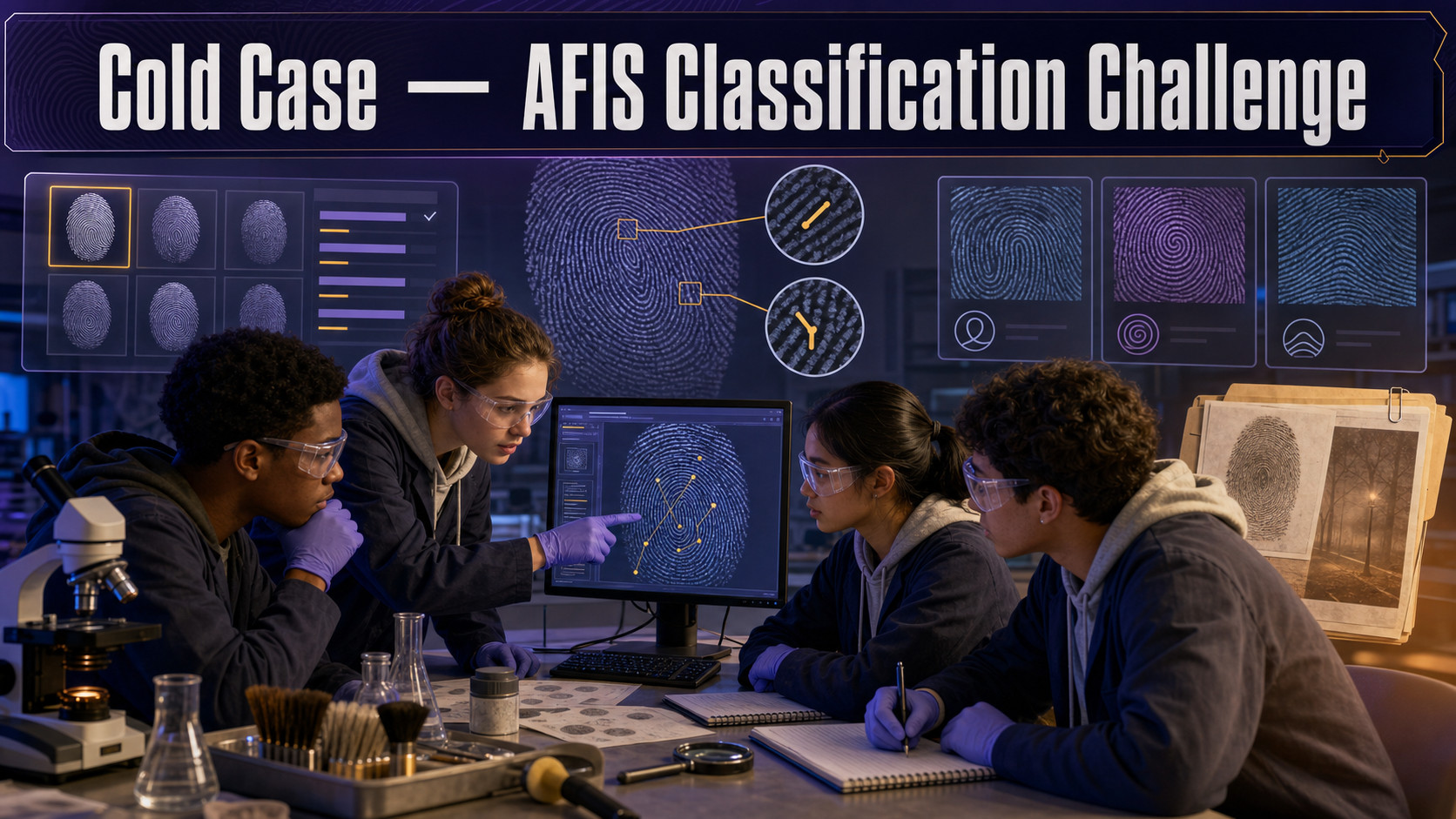 Cold Case — AFIS Classification Challenge cover