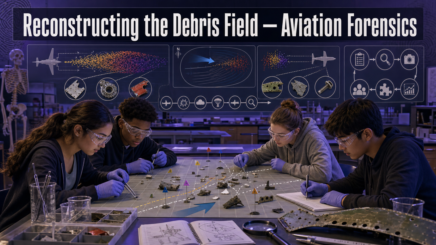 Reconstructing the Debris Field — Aviation Forensics cover