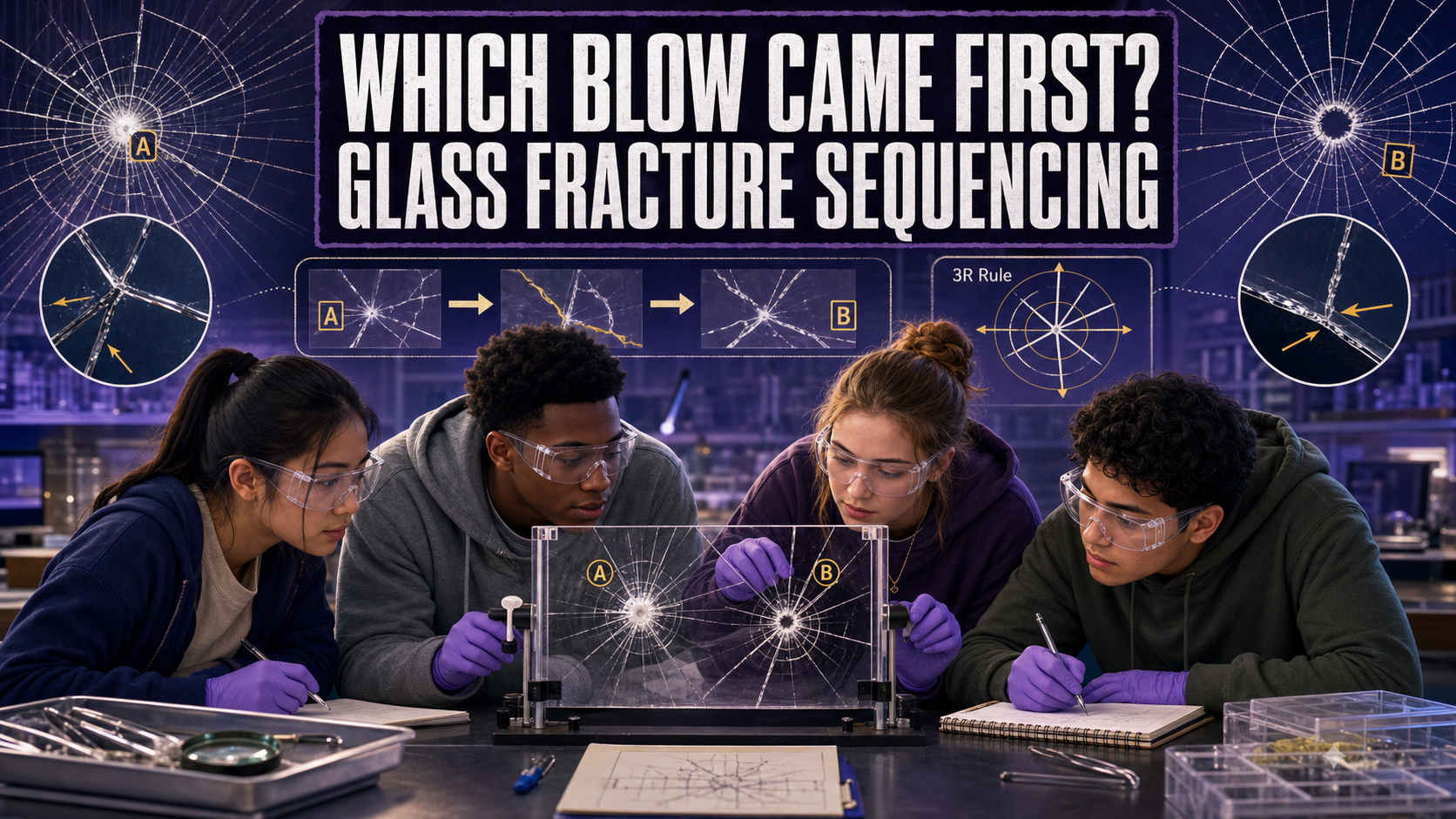 Which Blow Came First? Glass Fracture Sequencing cover