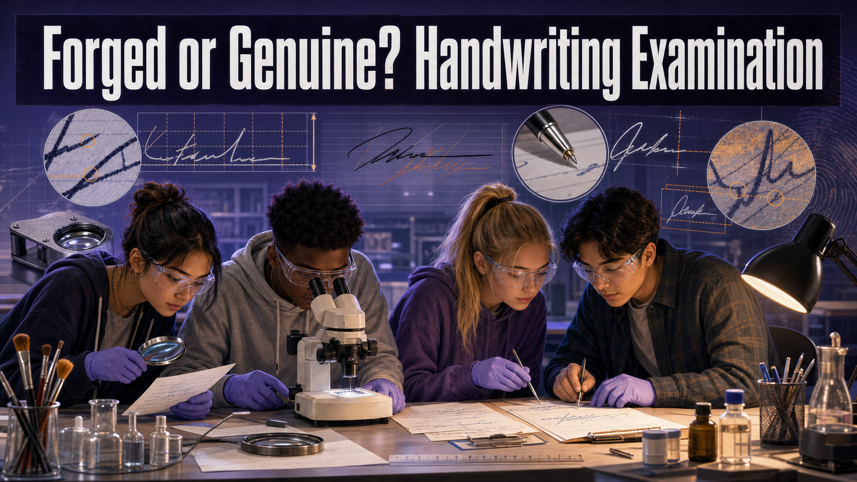 Forged or Genuine? Handwriting Examination cover