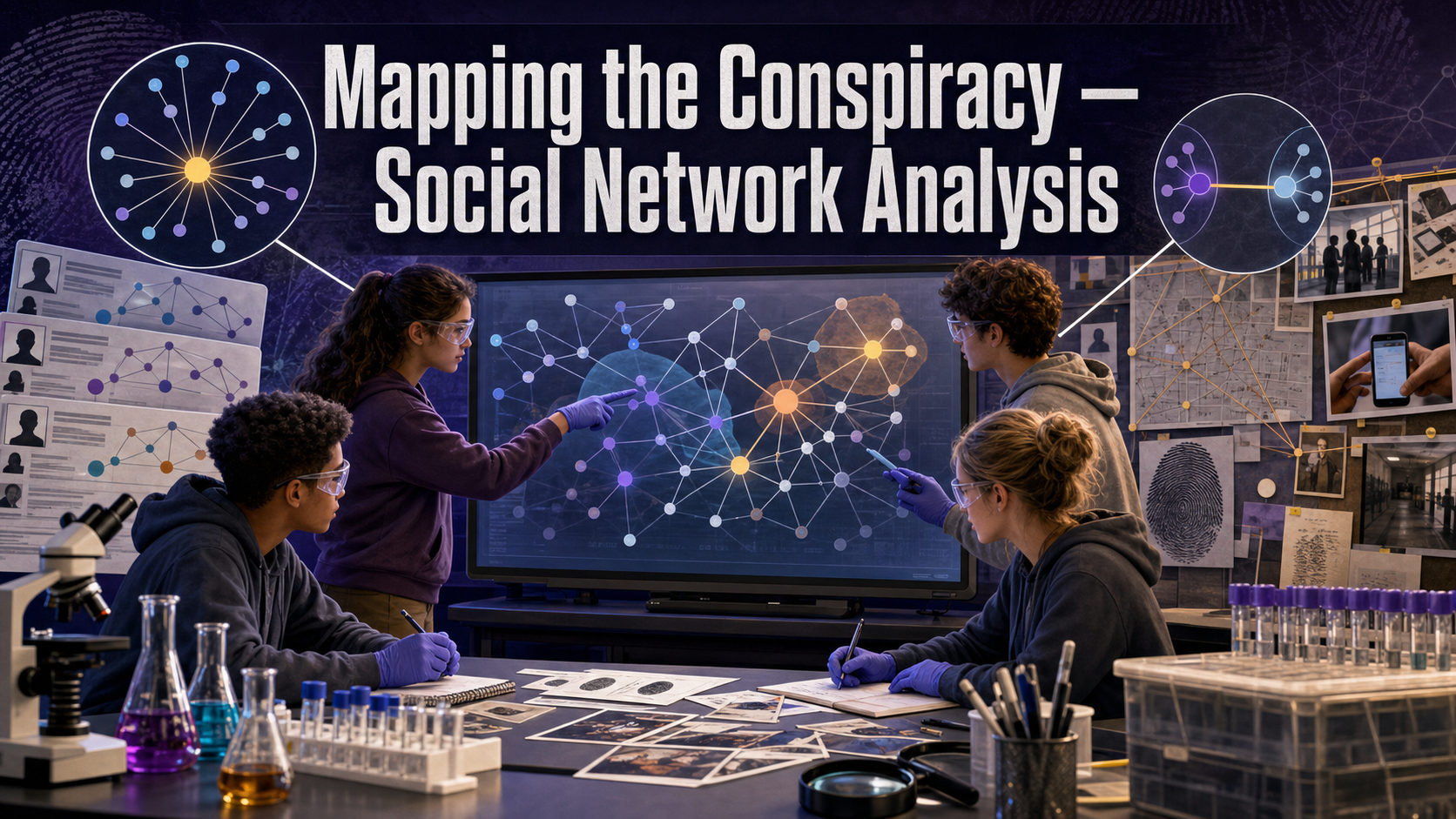 Mapping the Conspiracy — Social Network Analysis cover
