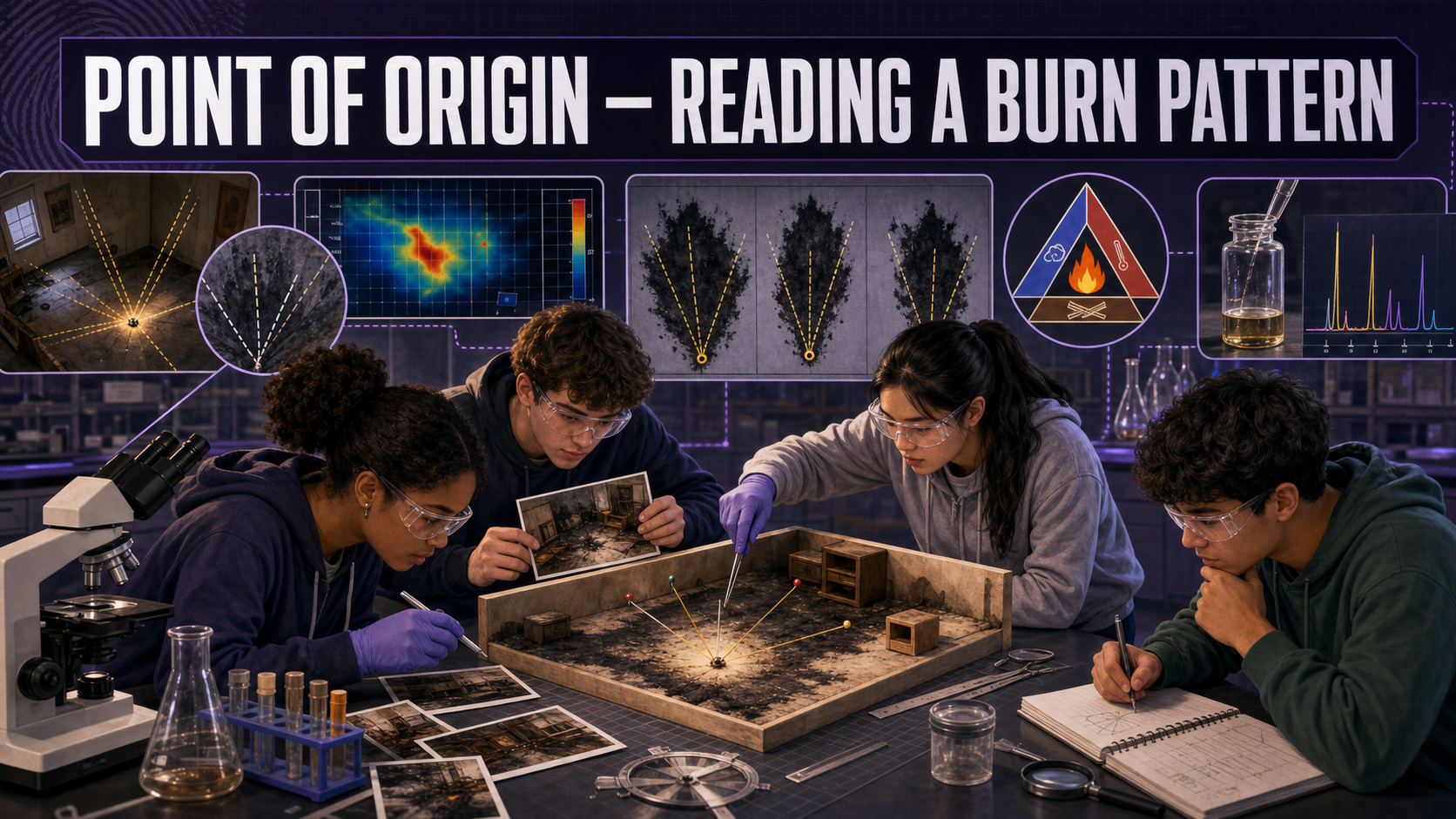 Point of Origin — Reading a Burn Pattern cover