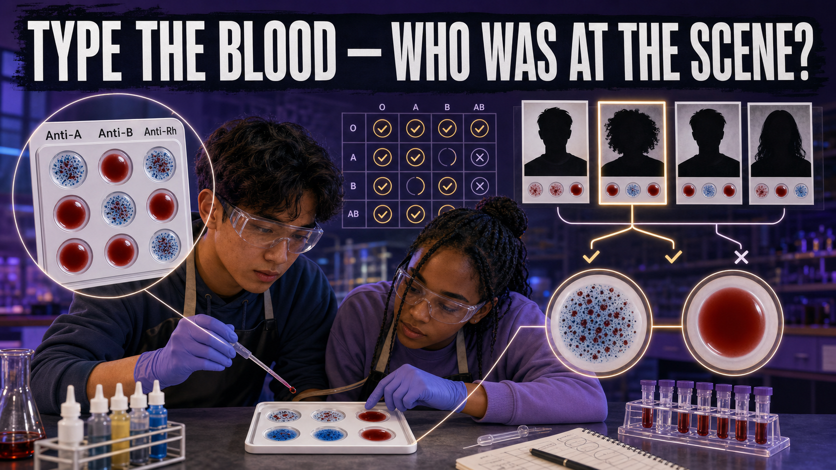 Type the Blood — Who Was at the Scene? cover