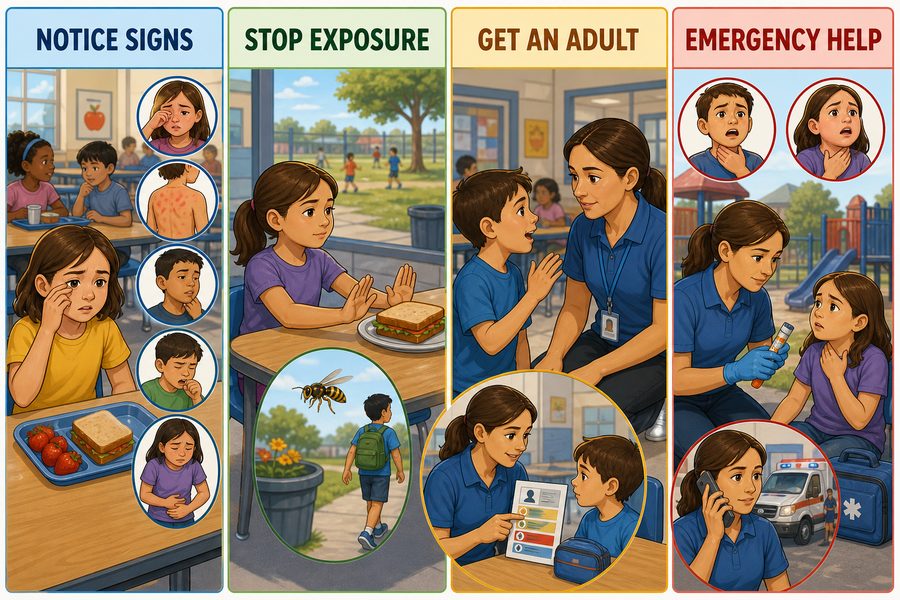 Allergy Action: Notice, Protect, Get Help