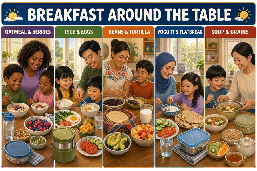Breakfast Around the Table