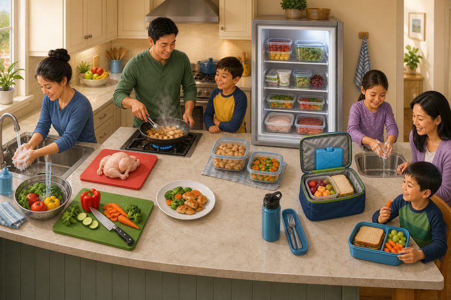 Kitchen-to-Lunchbox Safety Chain