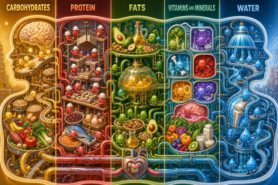 Nutrient Crew: Different Jobs, One Body