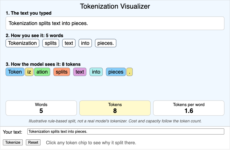 Tokenization Visualizer