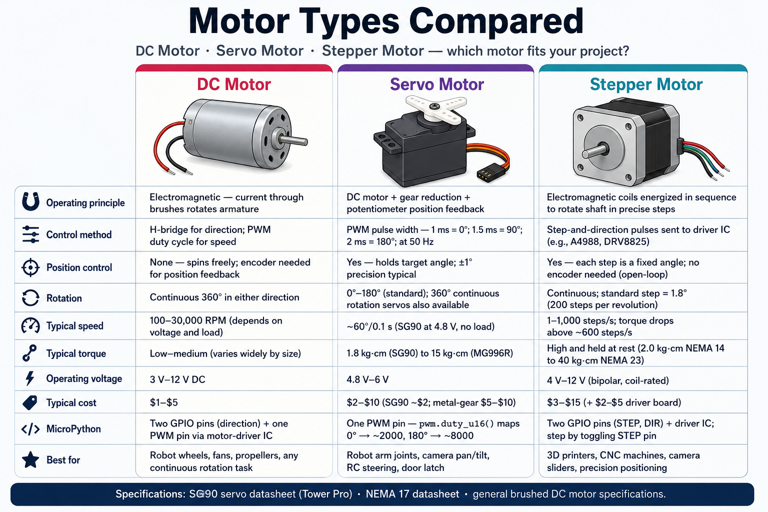 Motor Types Compared