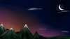 Night Sky matching screen size