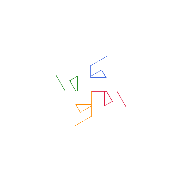 Four-Fold Symmetric Doodle
