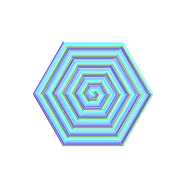 Hexagonal Spiral
