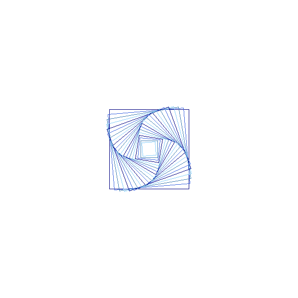 Rotating Squares Illusion