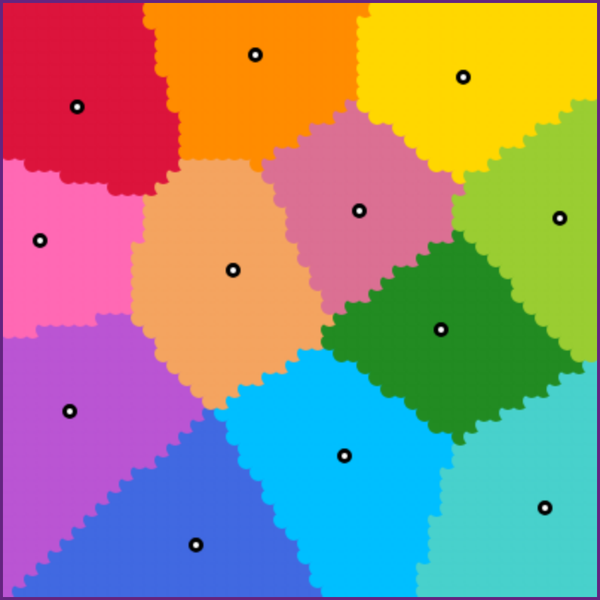 Voronoi Color Regions