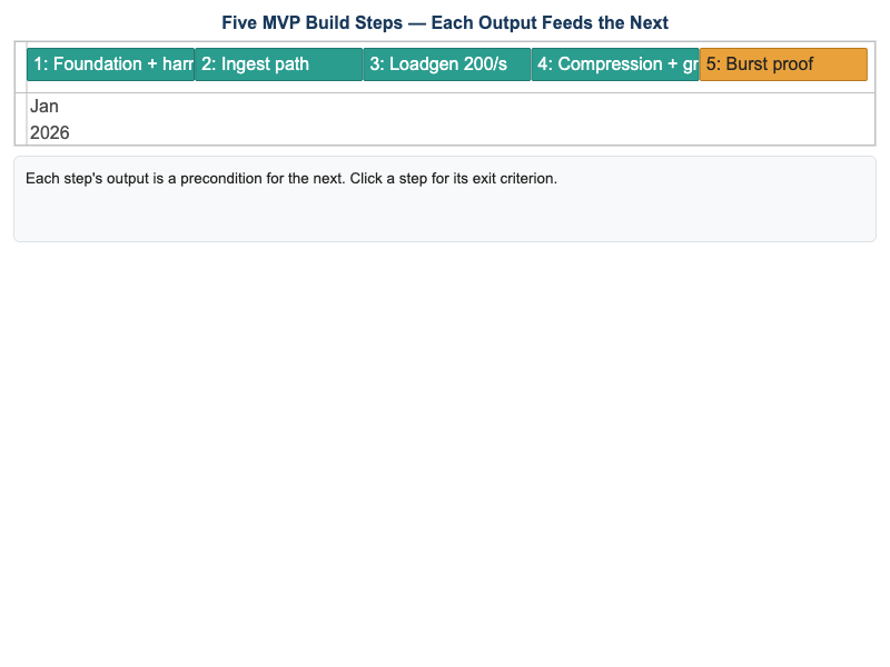 The Five MVP Build Steps