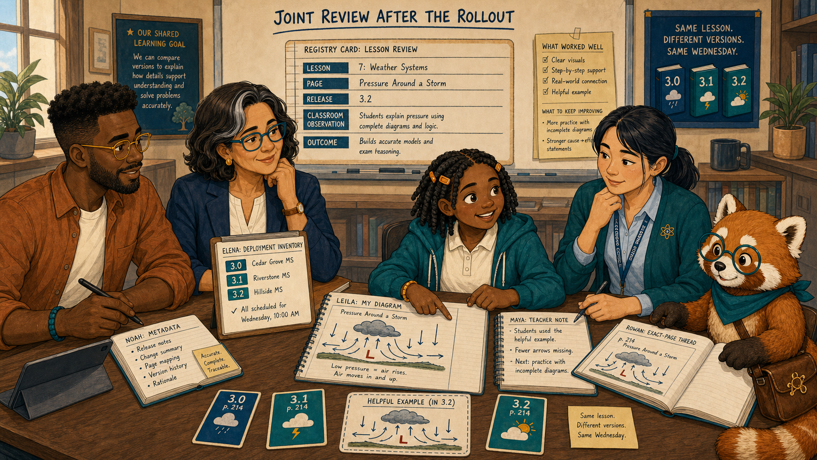 The team closes the version-control mystery