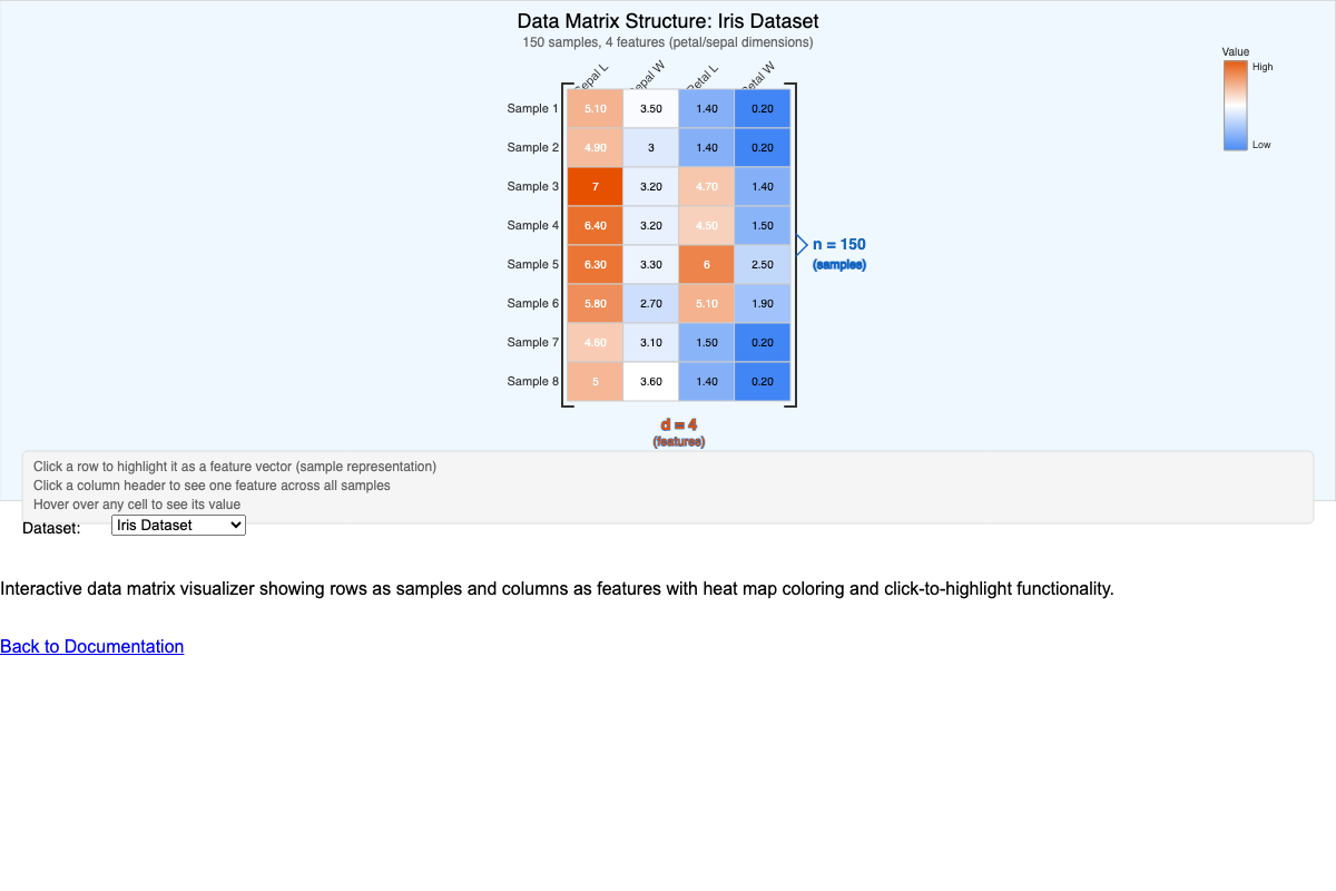Data Matrix Structure