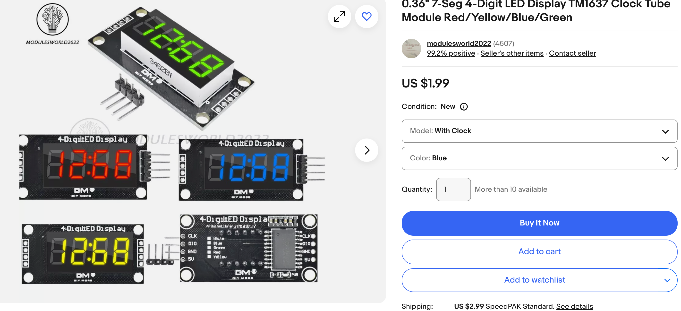 LED Clock Displays