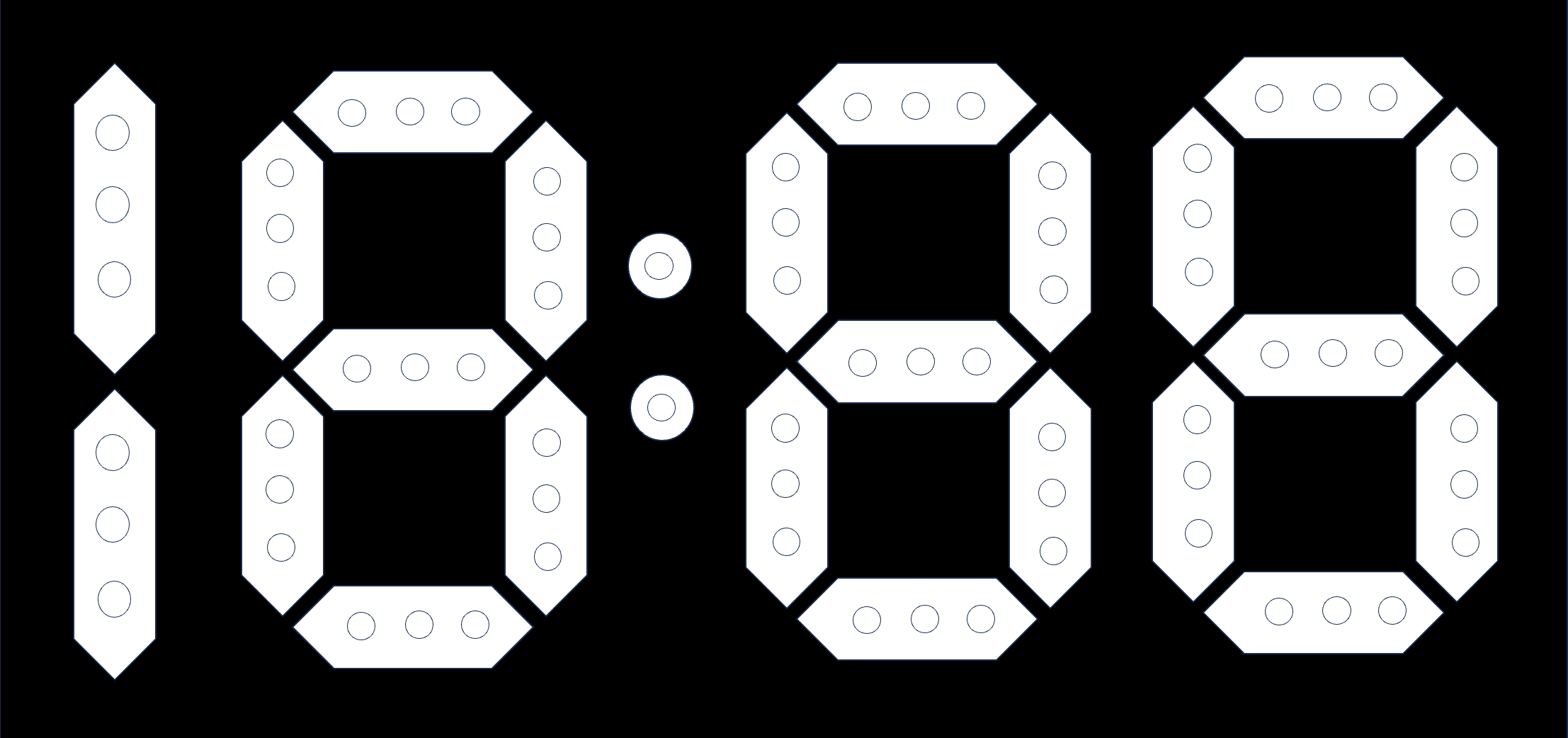 Clock Segment Map