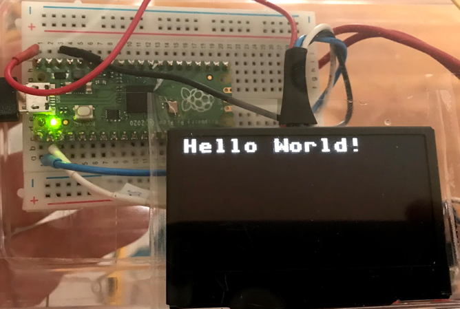 OLED SPI Hello World