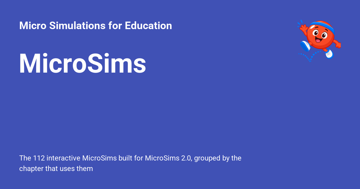 Examples of MicroSims - Micro Simulations for Education