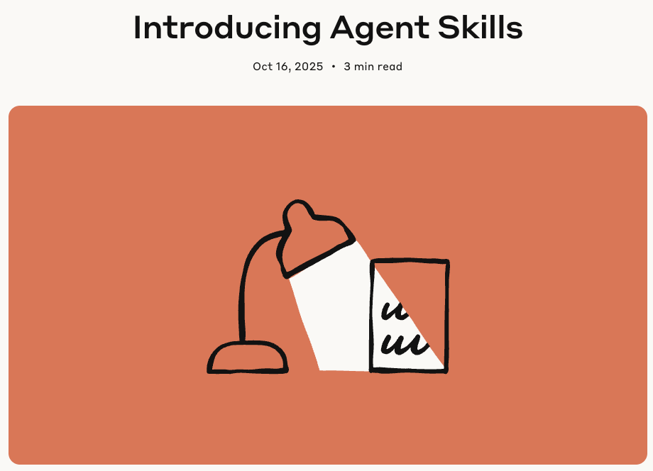 Anthropic Skills Announcement