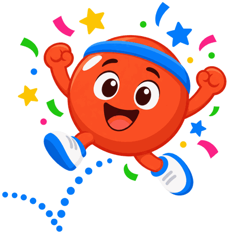 Bounce celebrating