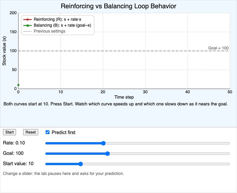 Reinforcing and Balancing Behavior Lab